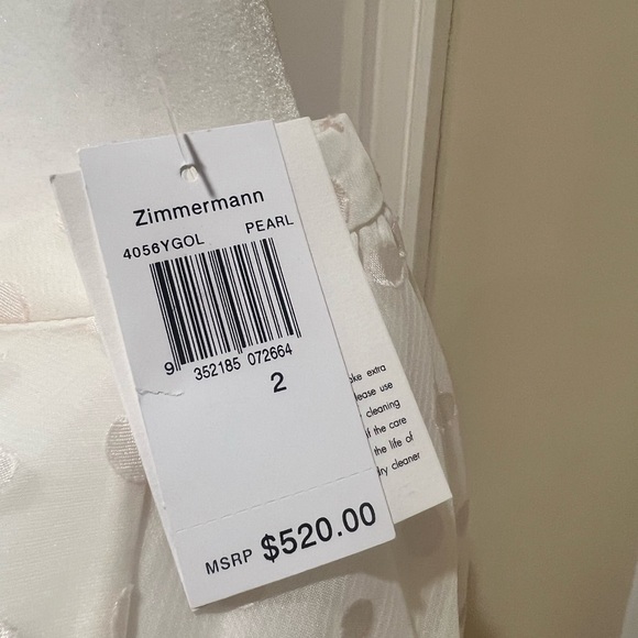 Zimmermann sheer dress/skort AUS Sz 2 NWT - Picture 2 of 5